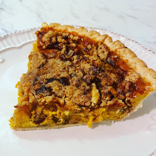PECAN PUMPKIN PIE