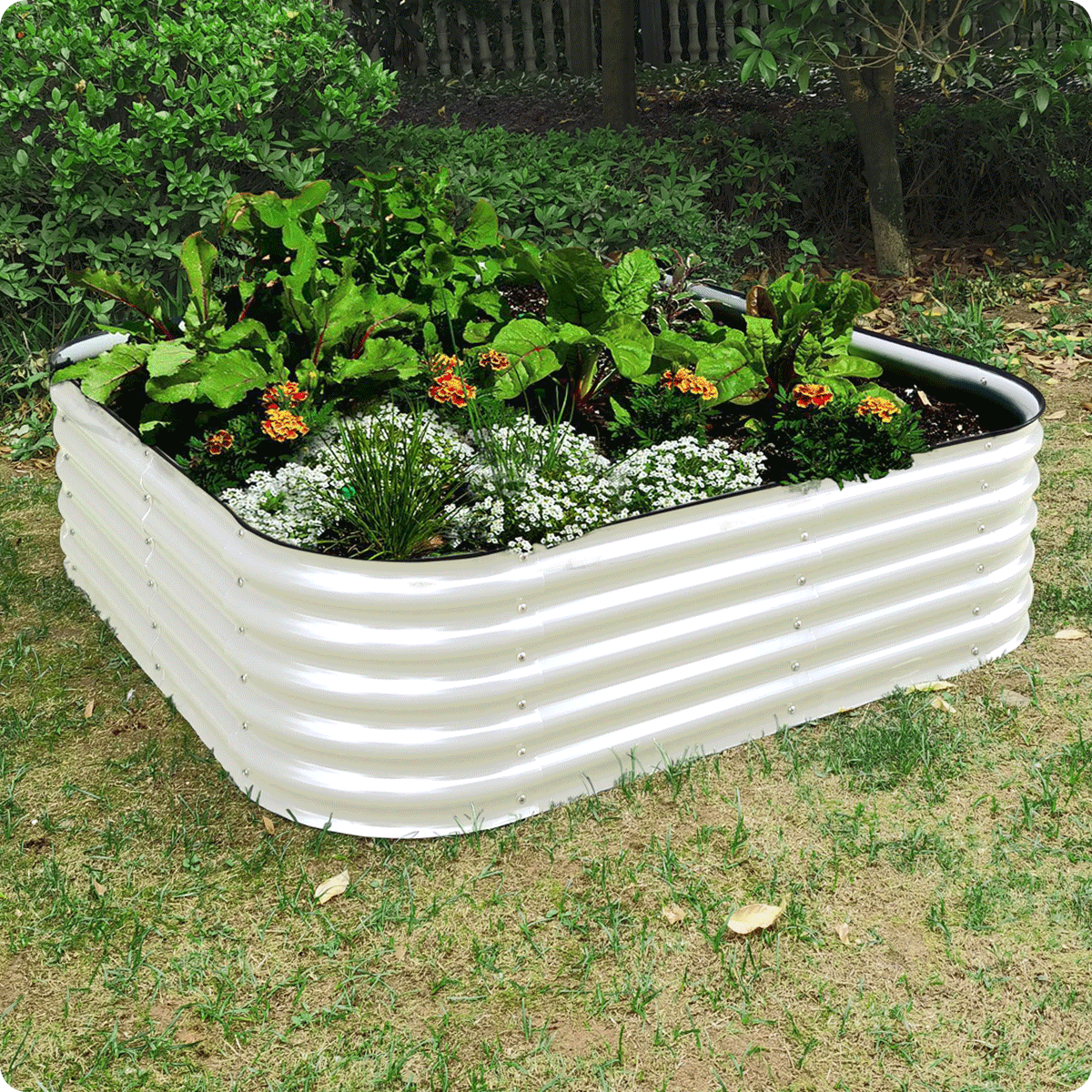 Olle Gardens 17" Tall, 12-in-1 Raised Garden Beds
