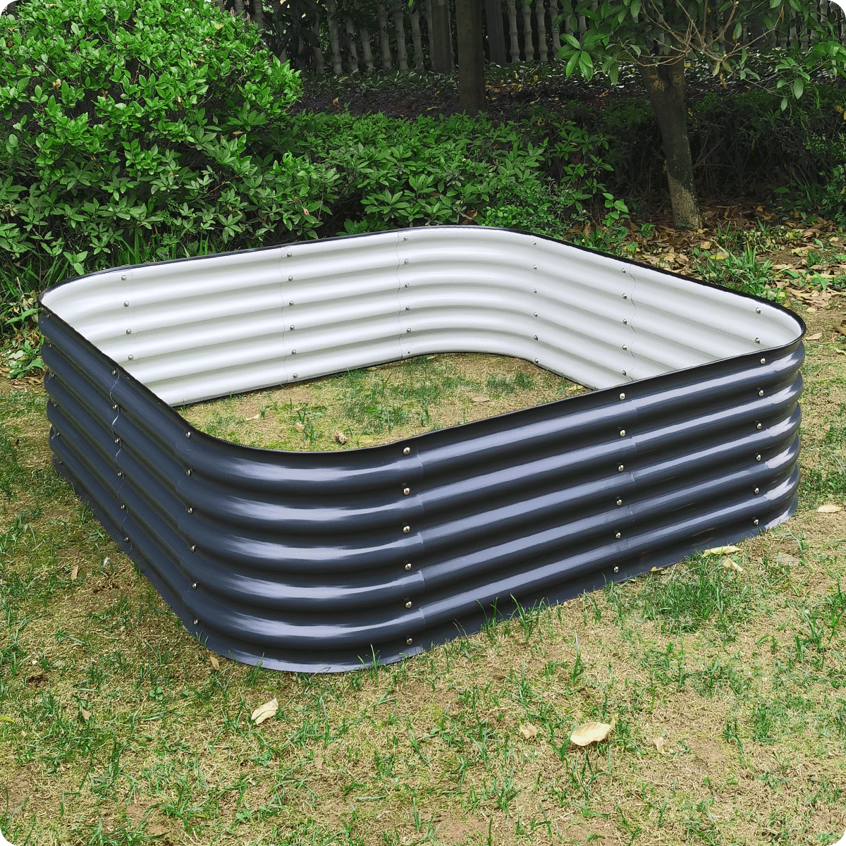 Olle Gardens 17" Tall, 12-in-1 Raised Garden Beds