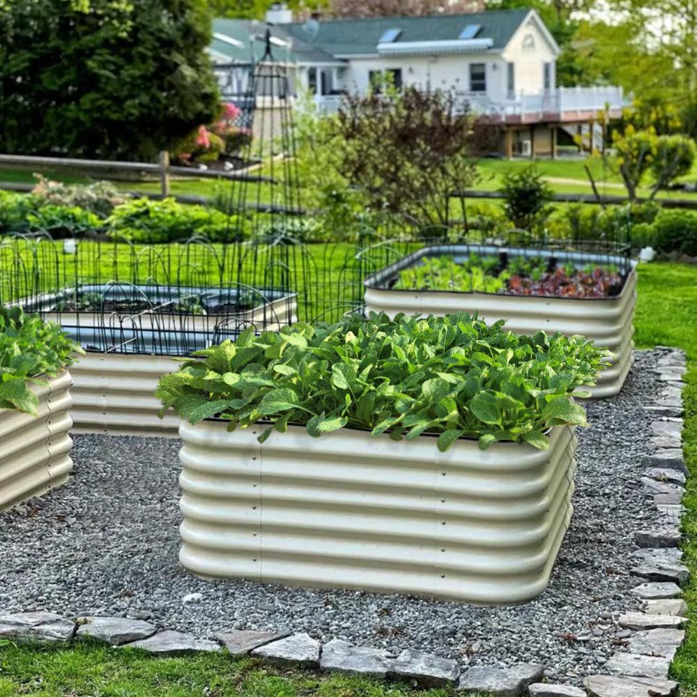 Olle Gardens 17" Tall, 12-in-1 Raised Garden Beds