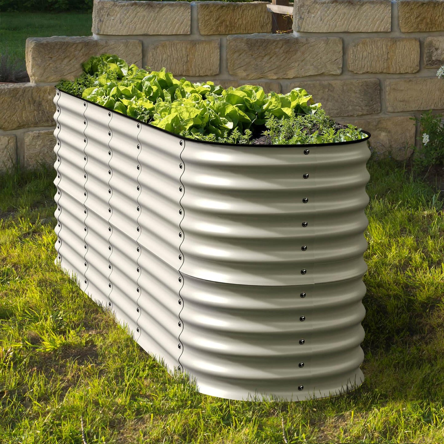 Olle Gardens 32" Tall, 12-in-1 Raised Garden Beds