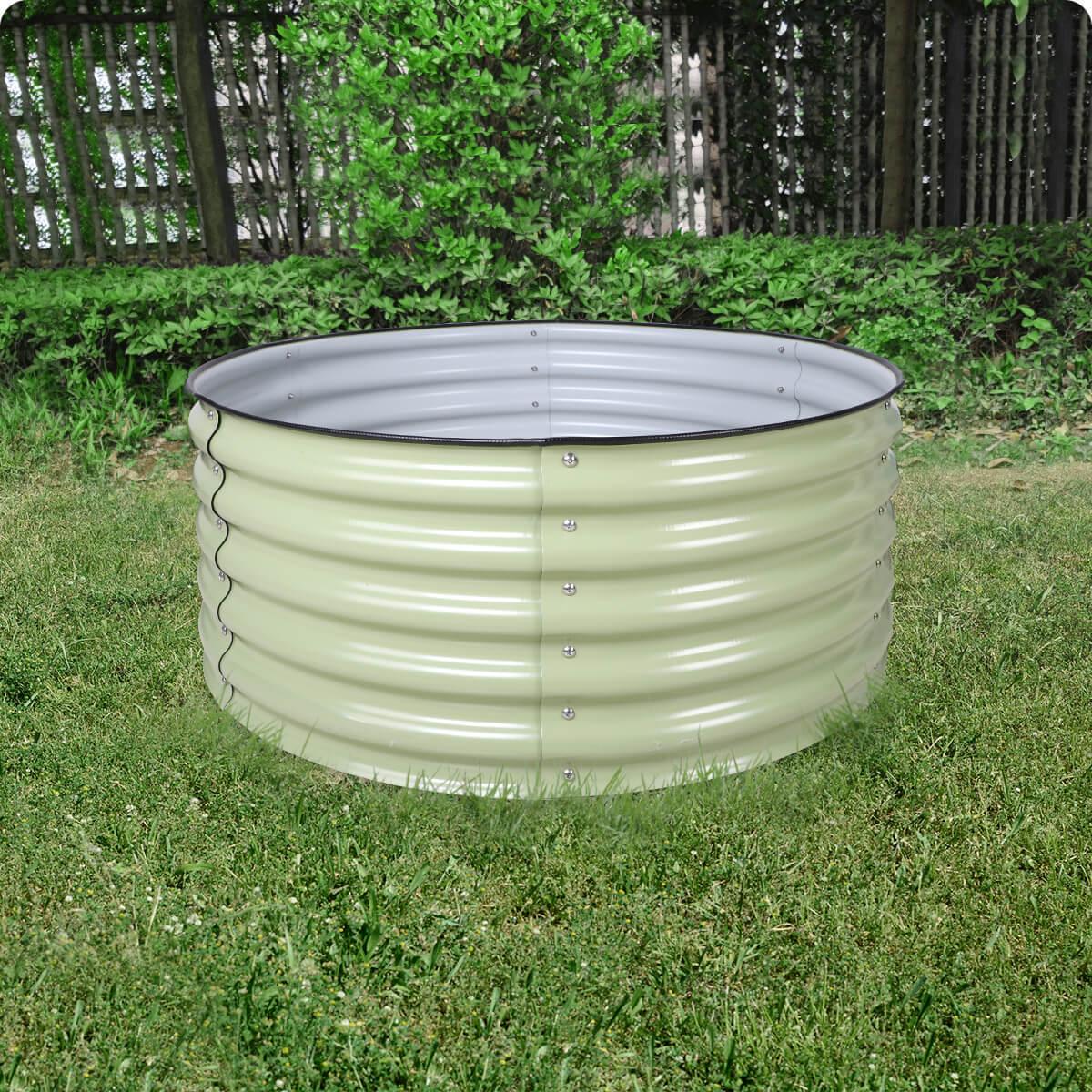 Olle Gardens 17" Tall x 42" Round Raised Garden Beds