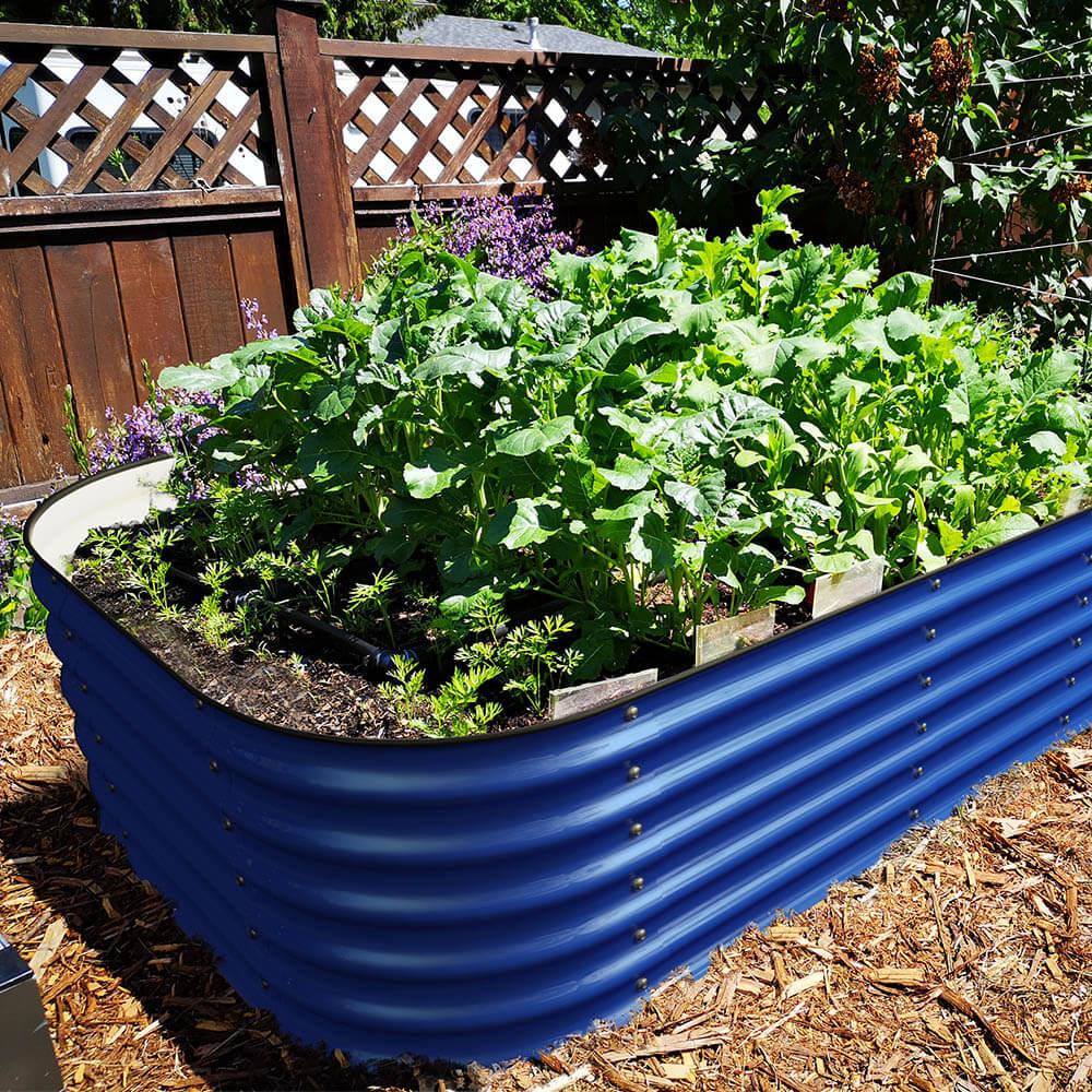 Olle Gardens 17" Tall, 12-in-1 Raised Garden Beds