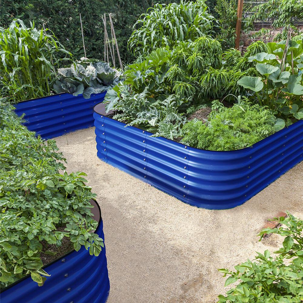 Olle Gardens 17" Tall, 12-in-1 Raised Garden Beds