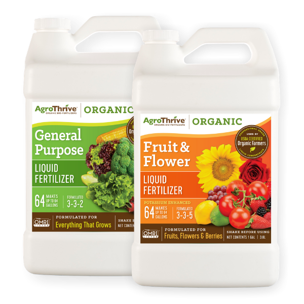 AgroThrive Fertilizer Combo Pack - General Purpose and Fruit & Flower