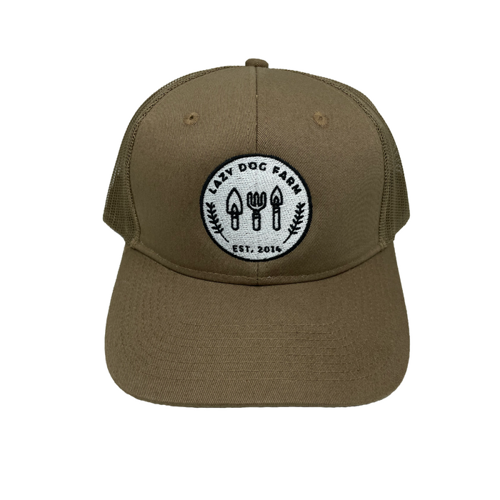 Embroidered Lazy Dog Farm Hat - Woodland